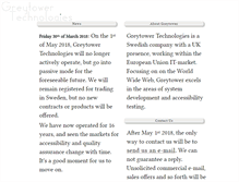 Tablet Screenshot of greytower.net